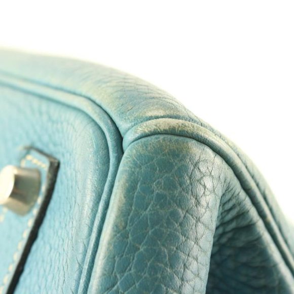 Hermès Blue Jean Togo Leather Birkin 35 PHW 6H1028 - Picture 12 of 12
